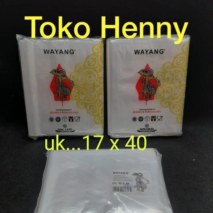 Stok Baru GROSIR ... PLASTIK PP WAYANG ... UKURAN ... 17 X 40 cm .... Berat Sekitar ... 500 gram ...