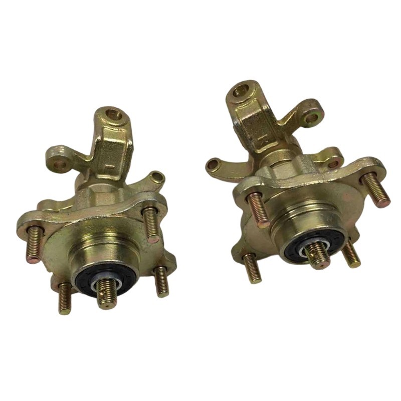 For Big Bull ATV Accessories Strut Knuckle Spindle Set Including Brake Disc Wheel Hubs For 150Cc For