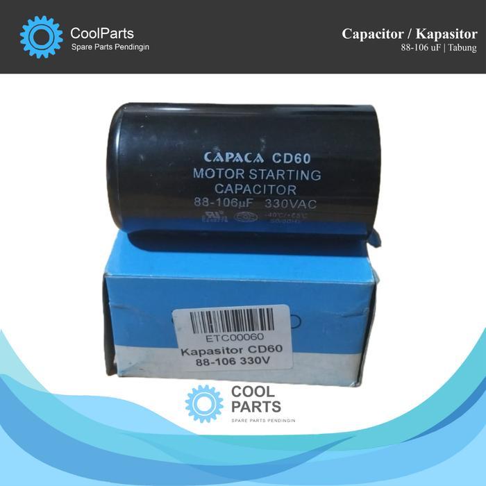 Kapasitor Starting / Capacitor Kulkas 88-106 uF