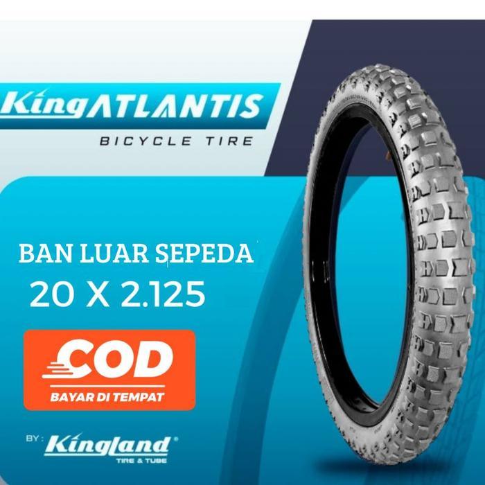 Stok Baru Ban Luar Sepeda Anak MTB BMX Lipat Uk.20 x 2.125 Inch Atlantis By King