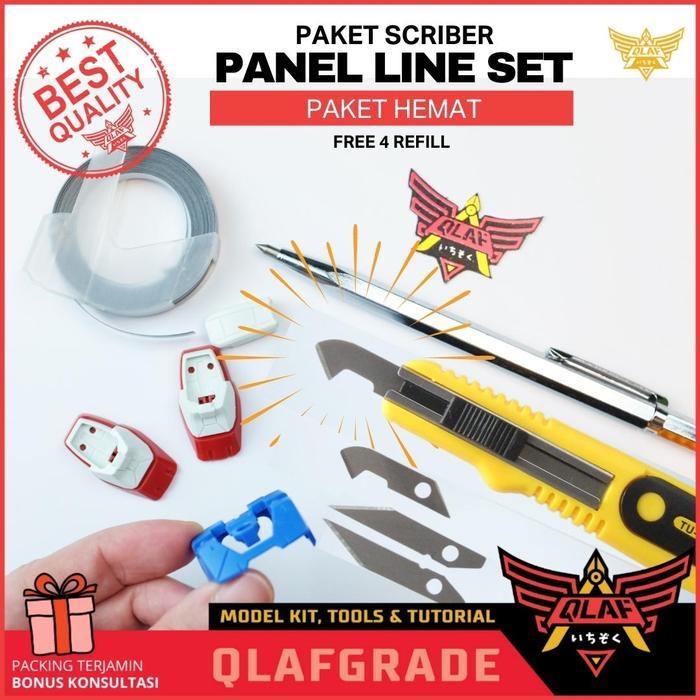 Paket Scriber Panel Line / Scriber Panel Lining - Alat Scribing Hemat Dengan Bonus Refill Gratis