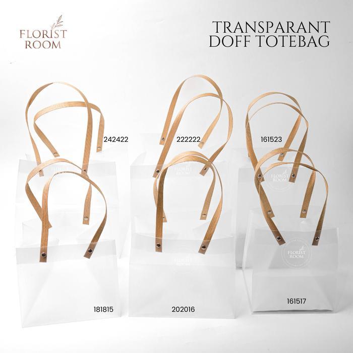 Transparent Doff Hand Flower Bag - Goodie Bag - Hampers