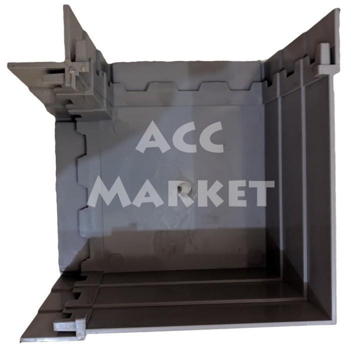 Stok Baru Belokan L Sambungan Socket Talang Air Kotak Persegi Pipa PVC Plastik