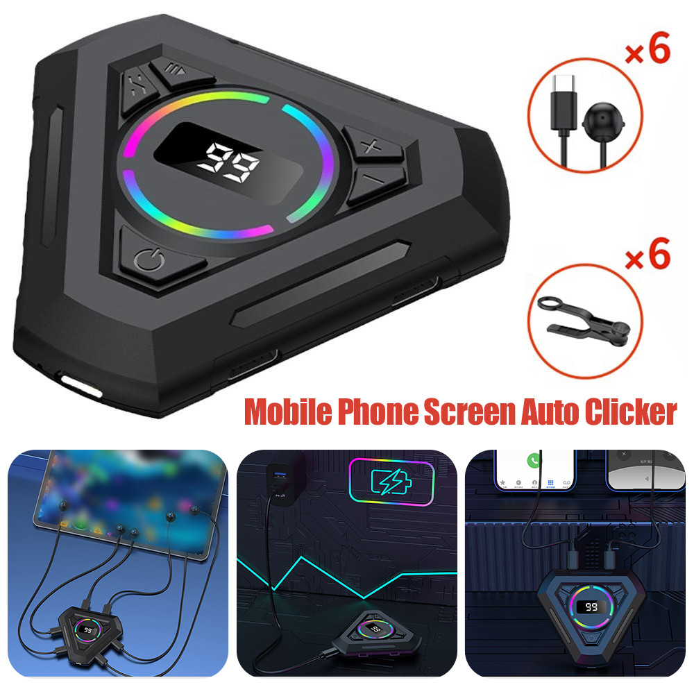 Automatic Phone Screen Tapper Auto Clicker Mobile Phone Screen Auto Clicker Connection Physical