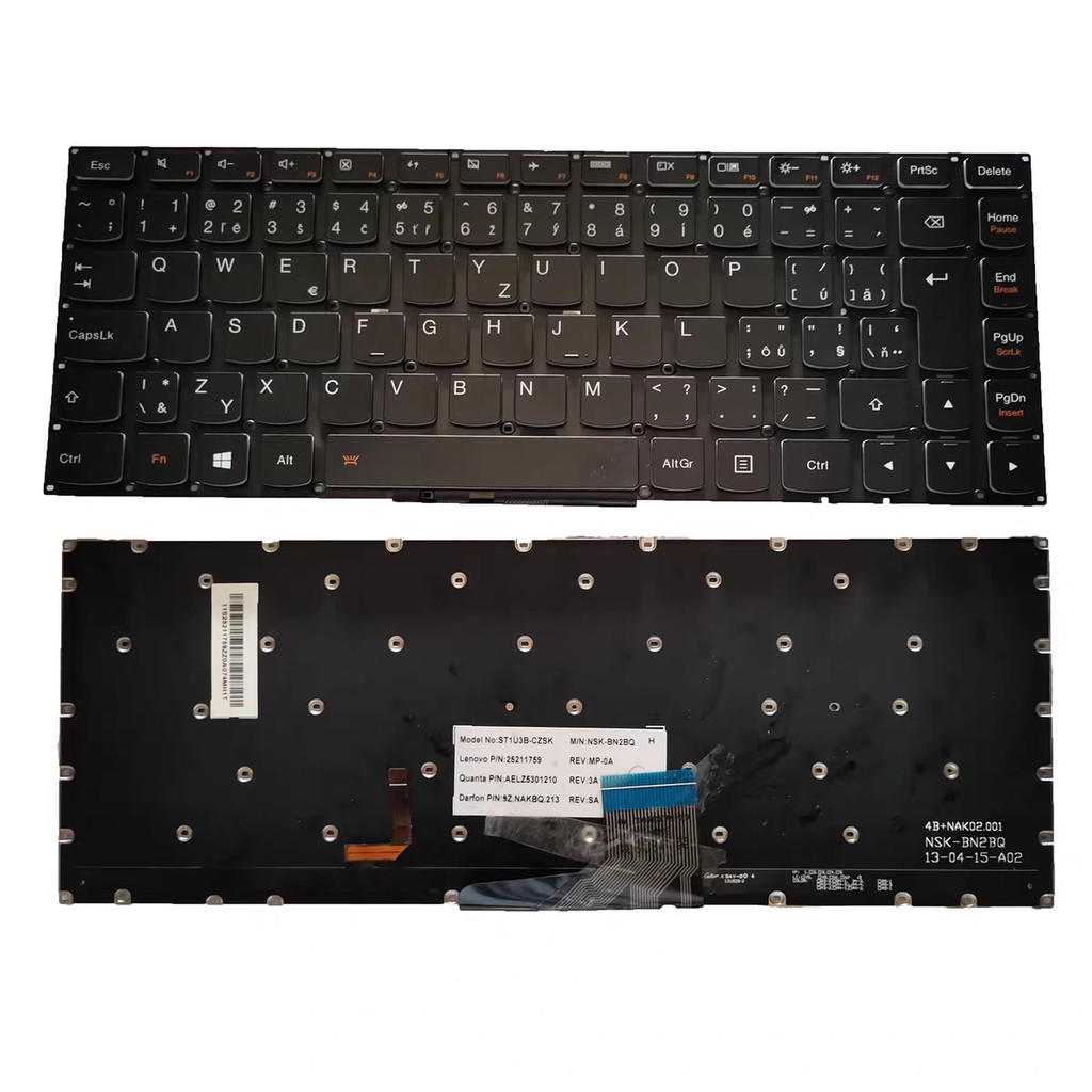 Czech Version Backlit Keyboard For Lenovo Ideapad U430 U430P U330 U330P Replacement Laptop Keyboard
