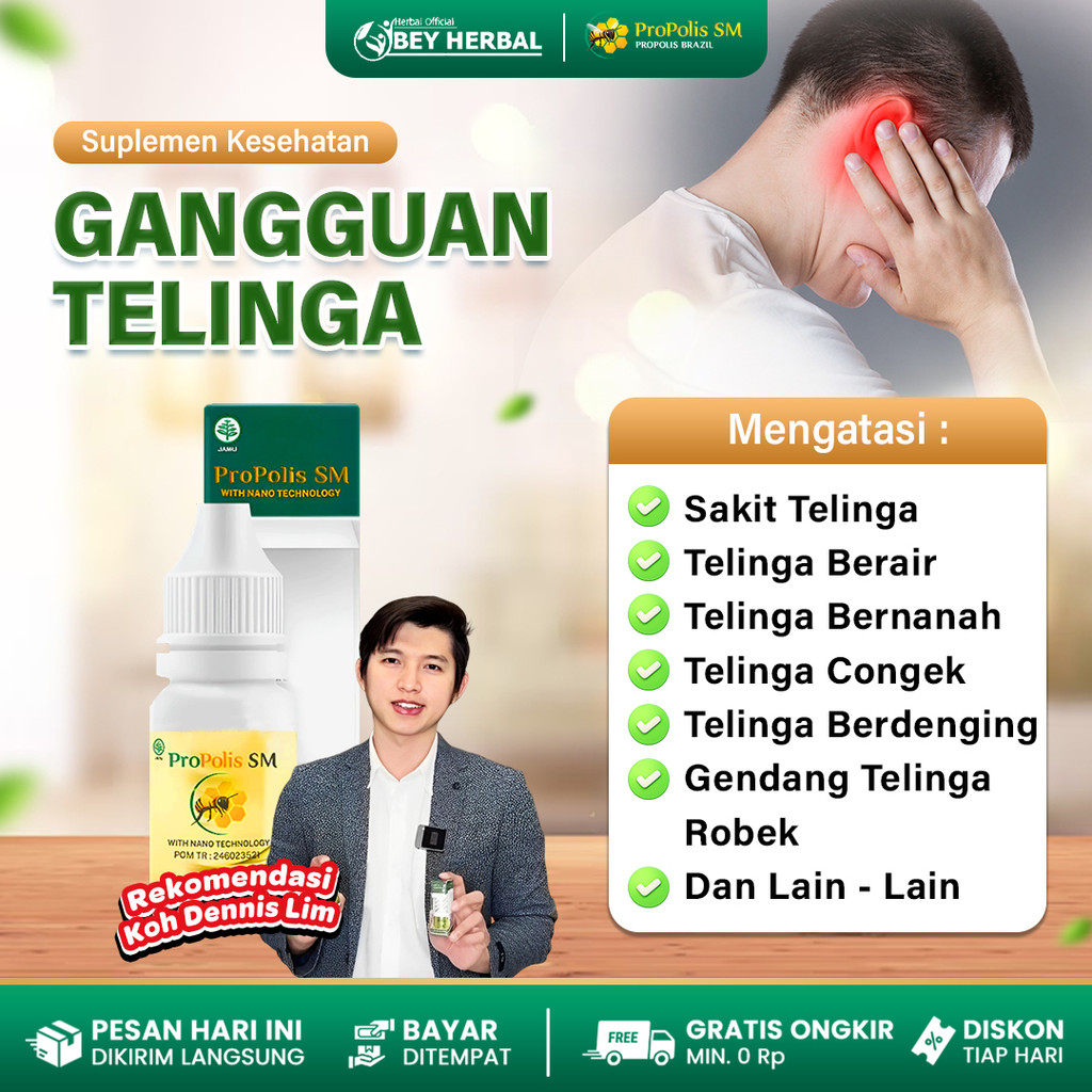 Propolis SM Brazil Obat Wasir Menonjol Ambeien Benjolan Di Anus DanBab berdaah