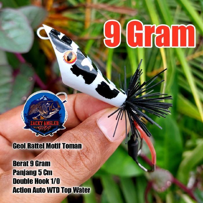 GEOL RATTEL MOTIF TOMAN Umpan Casting Gabus Gratis Ongkir