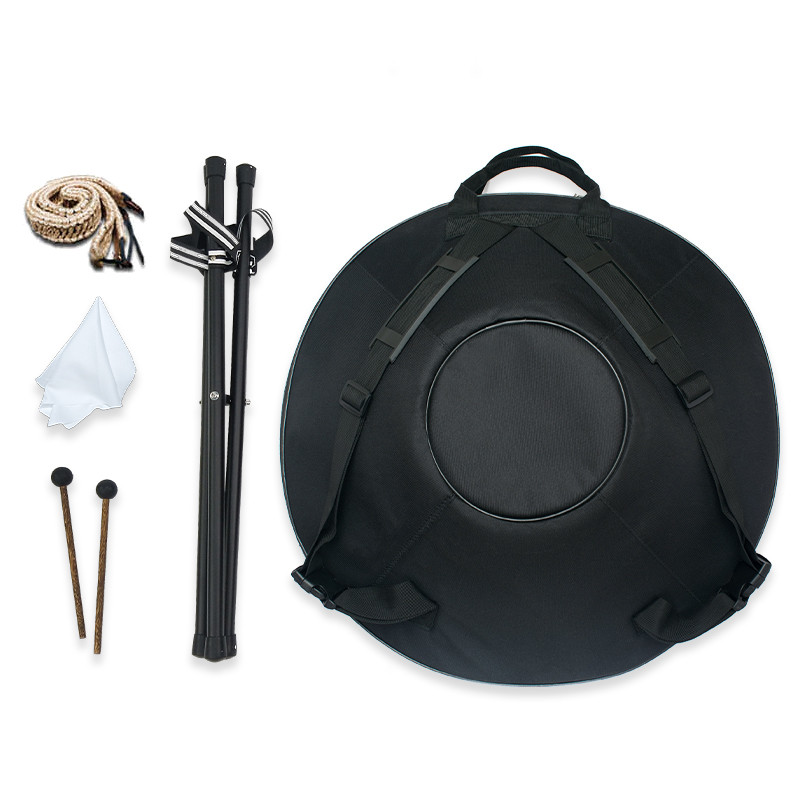 17 notes handpan drum, 440/432Hz, 22inch, D minor, customizable tones for C/E major and E major,