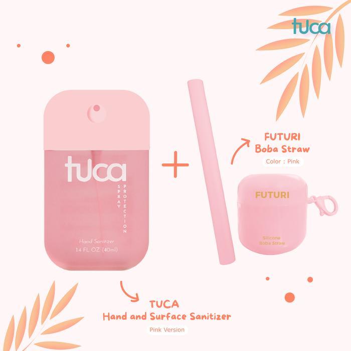 Futuri x Tuca - Tuca Hand Sanitizer and Foldable Straw Bundling Set