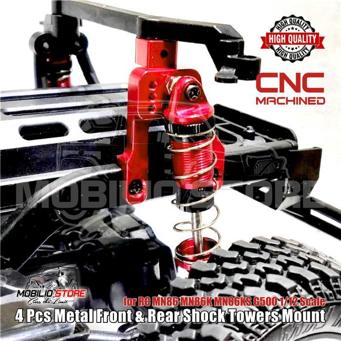 METAL FRONT & REAR SHOCK TOWER MOUNT FOR RC MN86 MN86K MN86KS 1/12