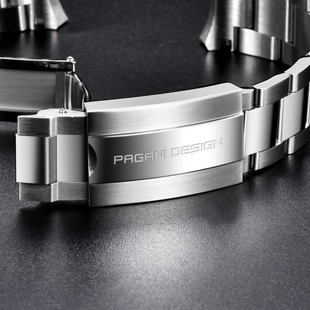 Pagani Design Original Official Width 20Mm Pd1661 Pd1662 Silver Jubilee Bracelet 316L Stainless