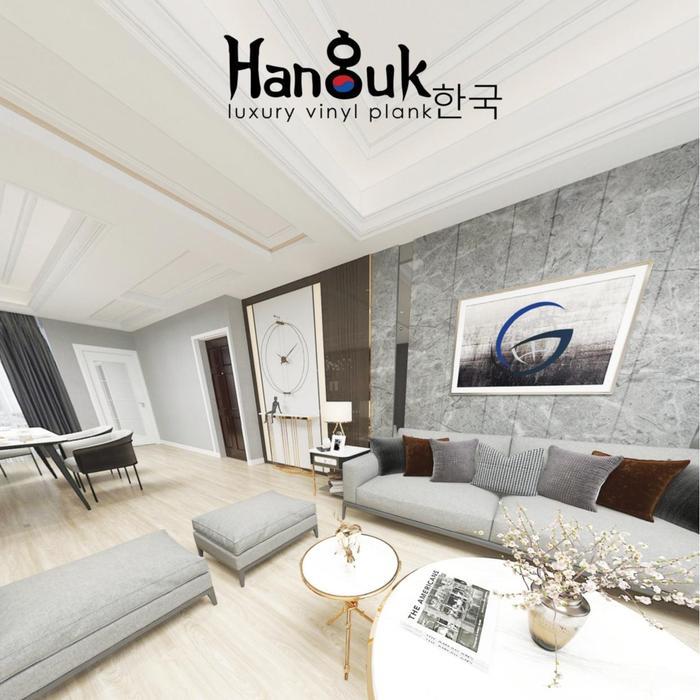 Vinyl Lantai Plank Stiker Hanguk//Tebal 3Mm//Uk 1 Box (3,34M2)