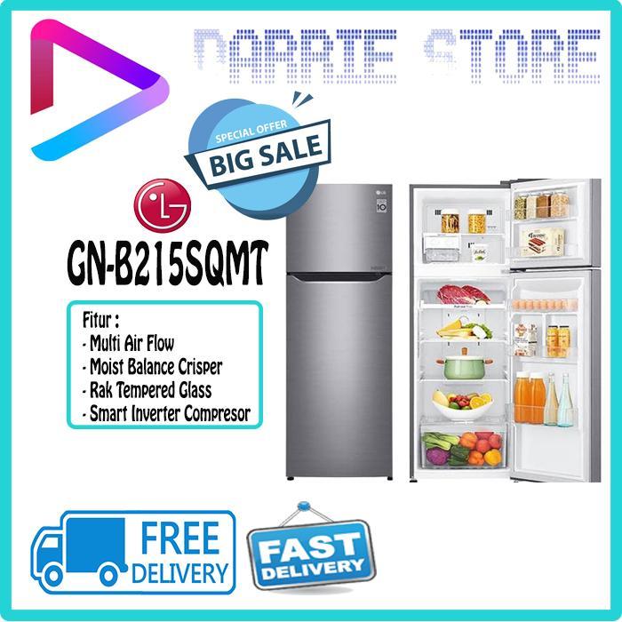 LG GN-B215SQMT KULKAS 2 PINTU INVERTER GNB215SQMT GNB215 215SQMT