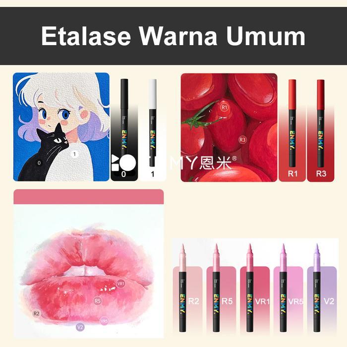 "New" ENMY Acrylic Marker 1PC Suplemen Versi Tunggal -60 Warna