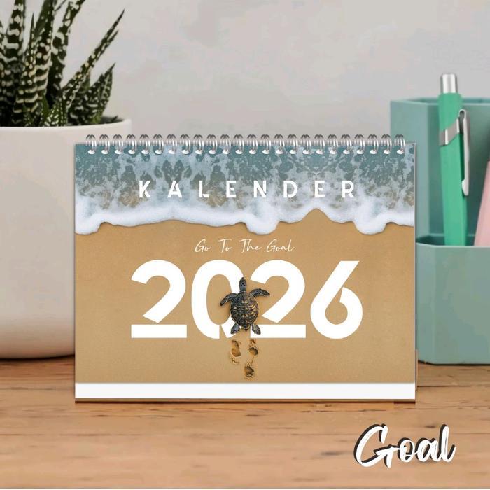 "New" KALENDER MEJA A5 2026 / KALENDER MEJA AESTHETIC/ KALENDER MEJA UKURAN A5 2026/ KALENDER A5