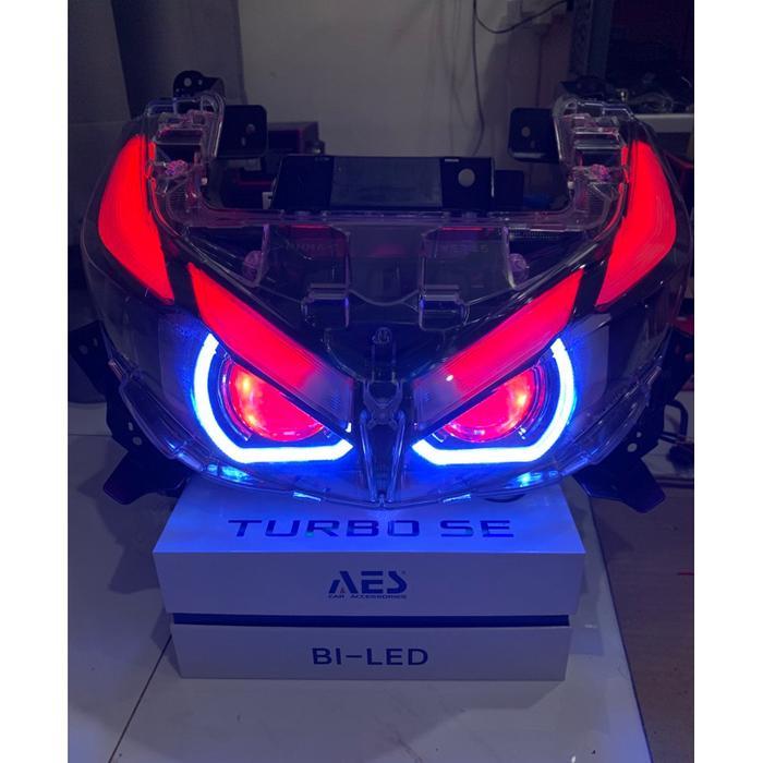 Lampu Biled Motor Aerox New Connected Biled AES Turbo Se Full Set - TIPE 1, VINYX
