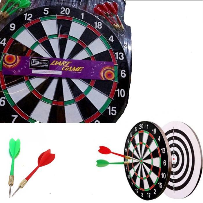 Papan Dart Game 17Inch / Dart Game / Papan Dart Besar Mika Plastik