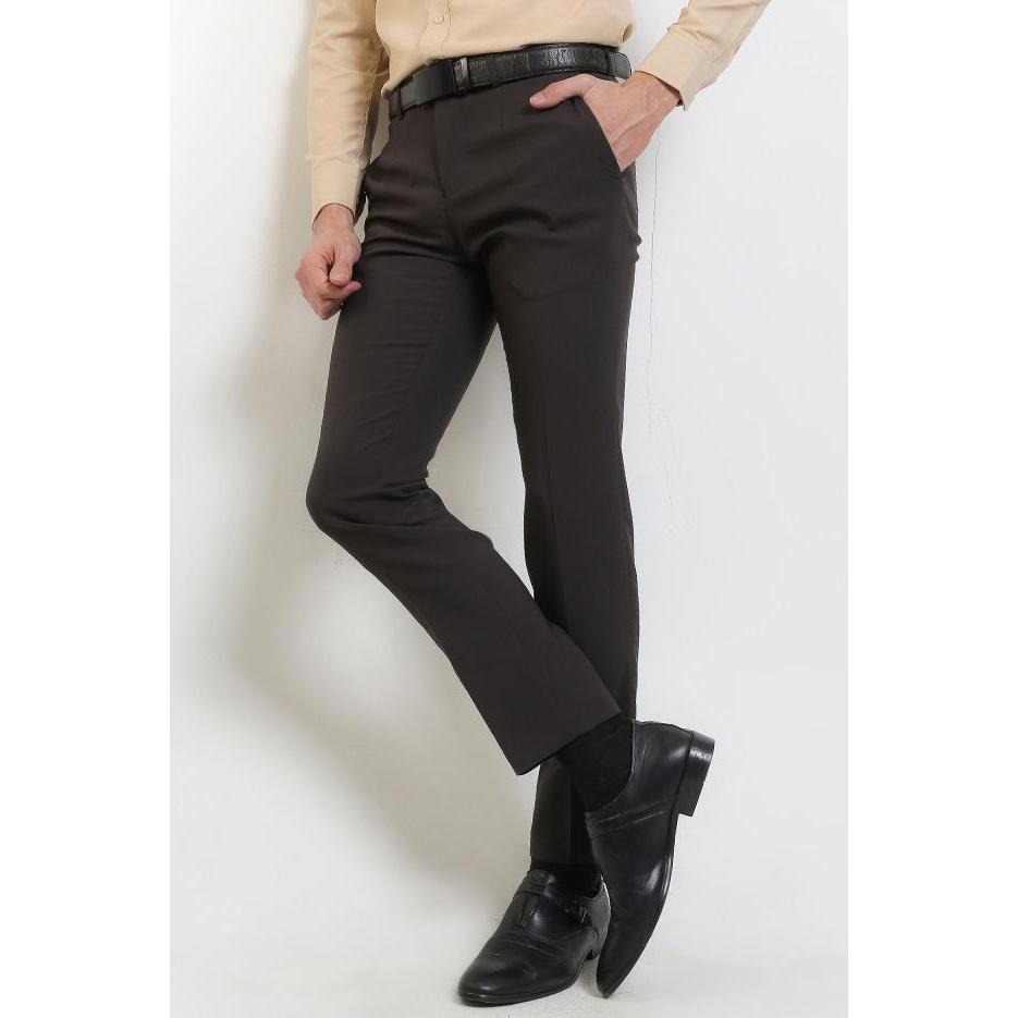ORIGINAL CDL Celana Panjang Formal Slim Fit Pria I0121BK04A By Cardinal READY STOCK