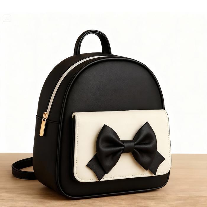 Hody Bag - Tas Ransel Wanita Cantik - Tas Sekolah & Anak - Tas Dewasa Dengan Pita Cantik - Warna