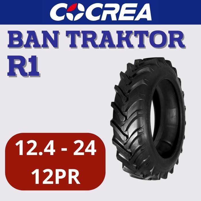 ANEKA BAN COCREA Ban Traktor R1 12.4-24 12 PR ban alat berat