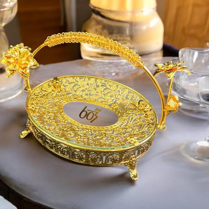 Nampan Aesthetic / Nampan Mewah / Nampan Kaca mewah