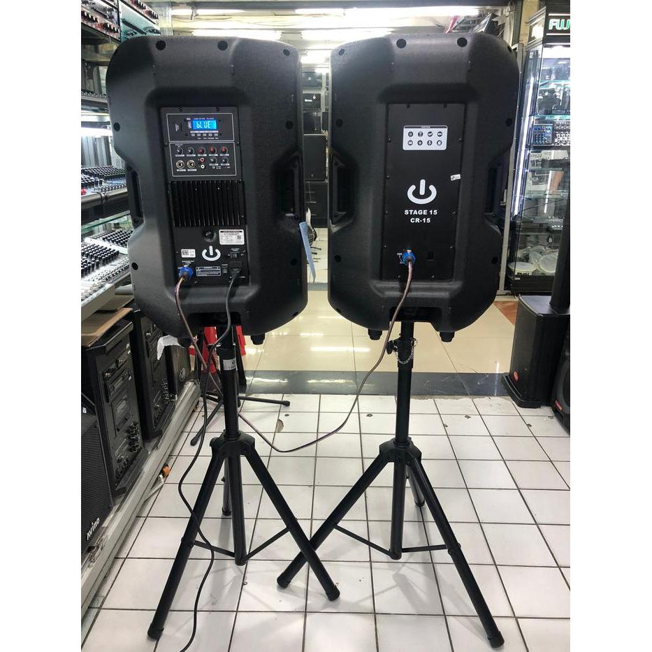 PAKET SPEAKER 15 inch BLUETOOTH CRIMSON STAGE 15