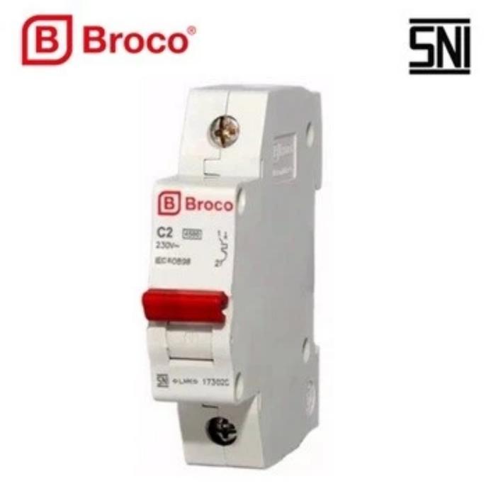 BROCO MCB 2 4 6 10 16 20 25 32 40 AMPERE SNI KUALITAS BAGUS