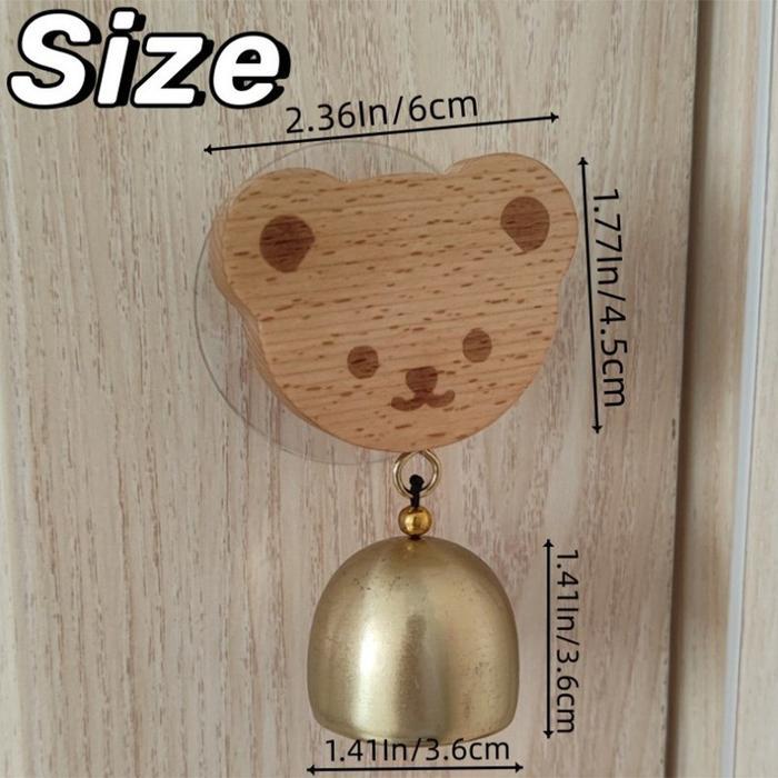 Vixplorn Bel Pintu Kayu /Lonceng Pintu Kuningan Bel Pintu Lonceng Bel Lonceng Pintu Lucu Gaya Jepang