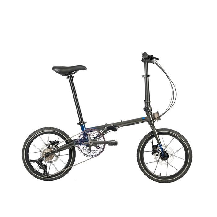 sepeda lipat element troy x 10 speed termurah - Grey