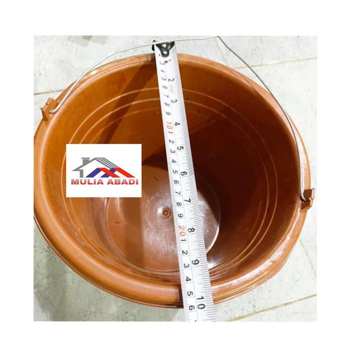 Ember cor kecil orange anti pecah / ember cor orange kecil