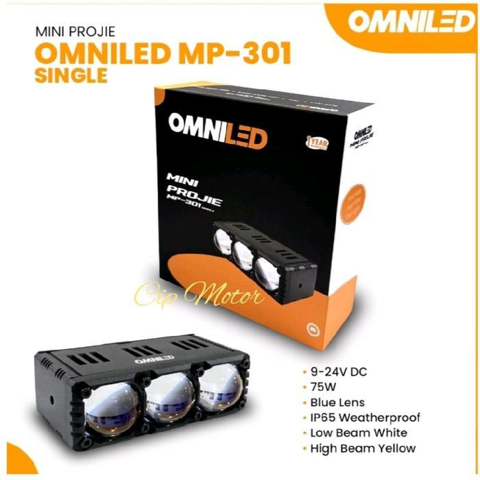 Lampu D2 Laser Mini Orios Omniled Mp-301 Putih Kuning Sepasang 2 Pc