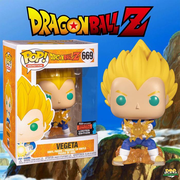 Ready Funko POP Dragon Ball Z - Super Saiyan Vegeta Final Flash NYCC 2019