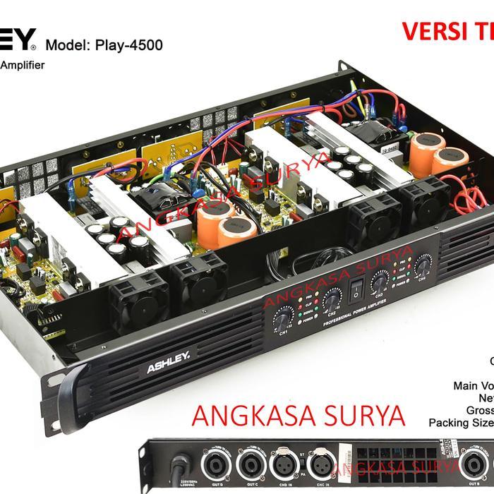 Power Ashley PLAY 4500 ORIGINAL /Amplifier Ampli Ashley PLAY4500