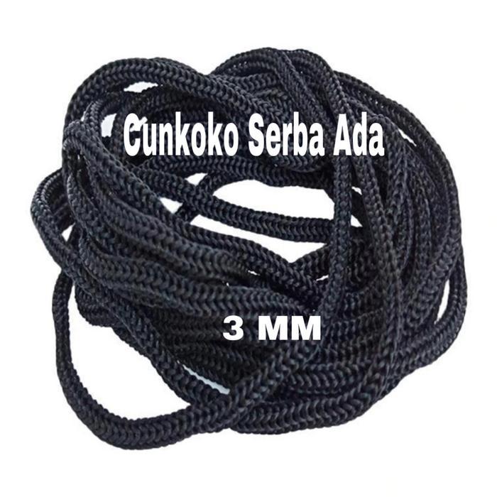 TALI KUR HITAM 3 MM / METER