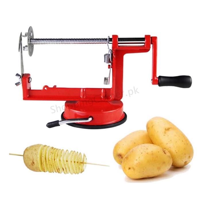 Mesin Kentang Spiral Alat Pemotong Spiral Potato Slicer Pisau Ulir Kentang Alat Potong Ulir Kentang