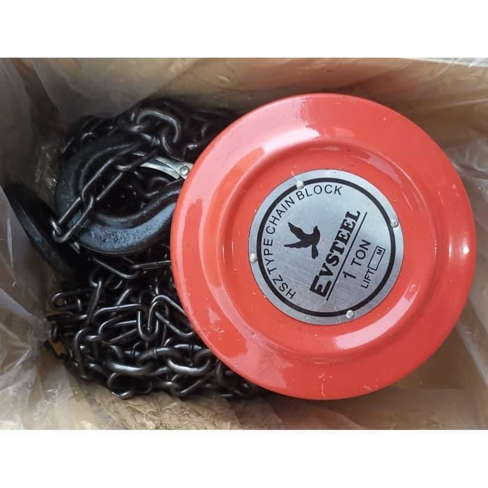 Chain Block 1 Ton 3 Meter Takel Katrol Kerekan 1 Ton 3 Meter