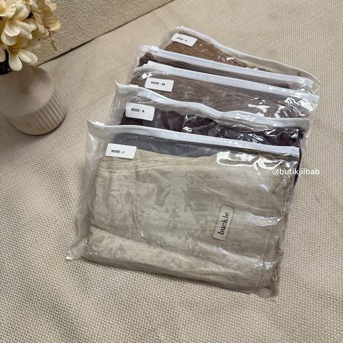 Viscose Crinkle Shawl / Hijab Pashmina Motif Crinkle Bahan Viscose Premium Pasti Promo