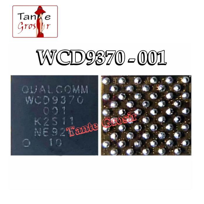 IC AUDIO WCD9370-001 REDMI NOTE 8 OPPO A5 A9 ORIGINAL WCD 9370