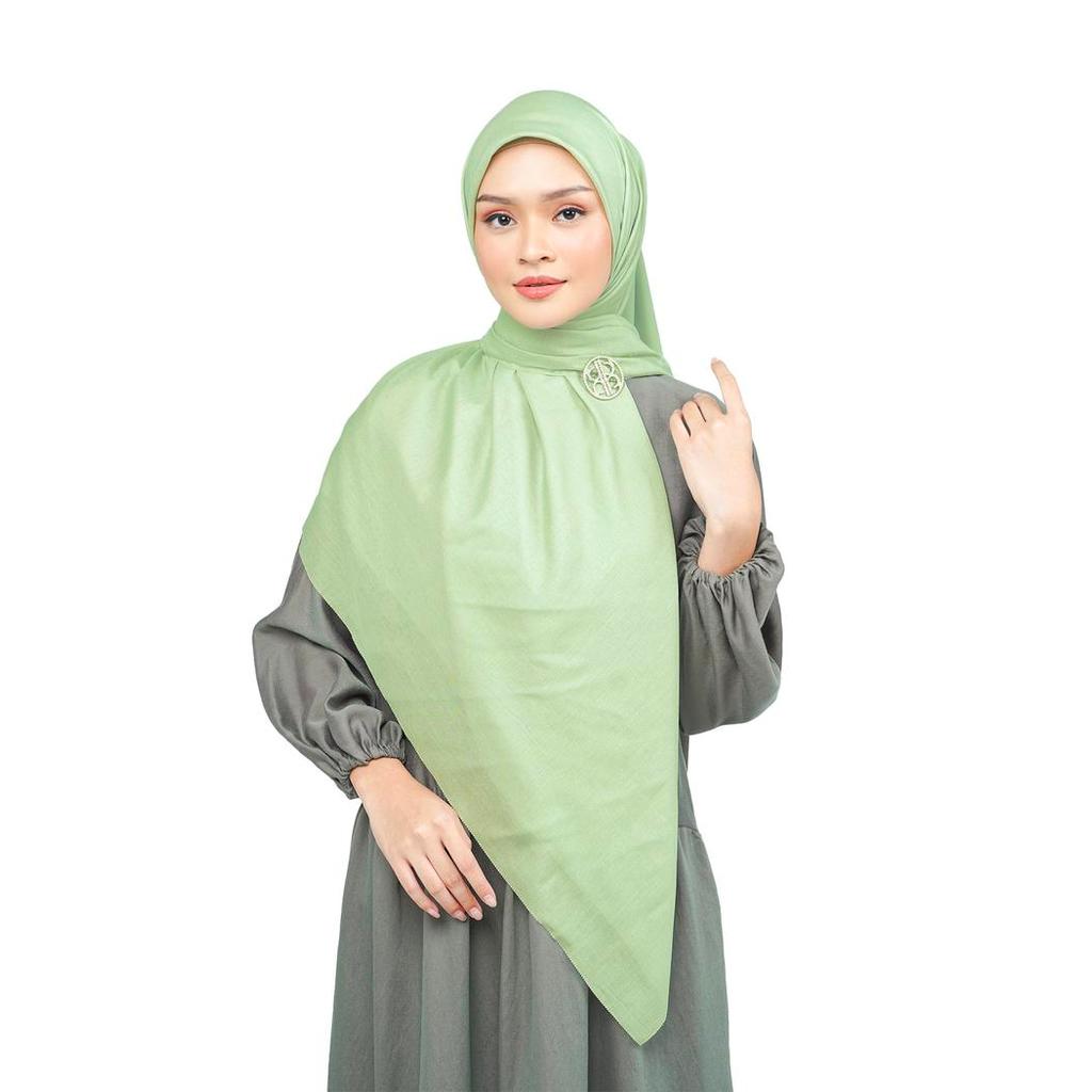 Nada Puspita -Nada Voile Scarf Large - Green Tea
