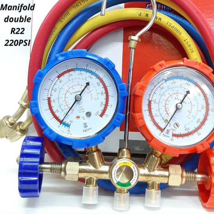 Testing Manifold R22 Double Ac
