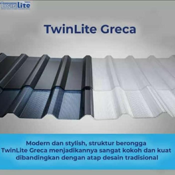 N3W alderon twinlite greca corrugated 6 mm bening