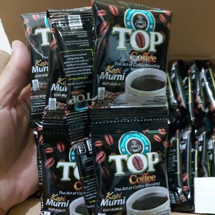 Kopi Murni Top Coffe 1 Renteng Bubuk - MURAH - Robusta, Coffee BR