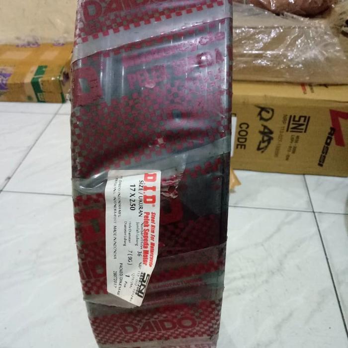 Velg Besi Did Ukuran 250 Ring 17 Warna Hitam Hole 36