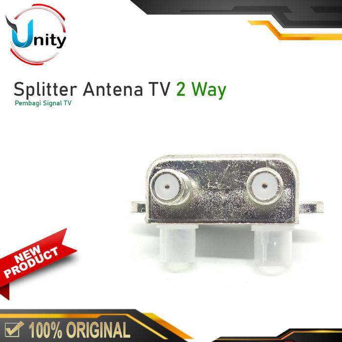 N3W Splitter Antena TV 2 Way Spliter Signal TV 2W 2Cabang Taikan