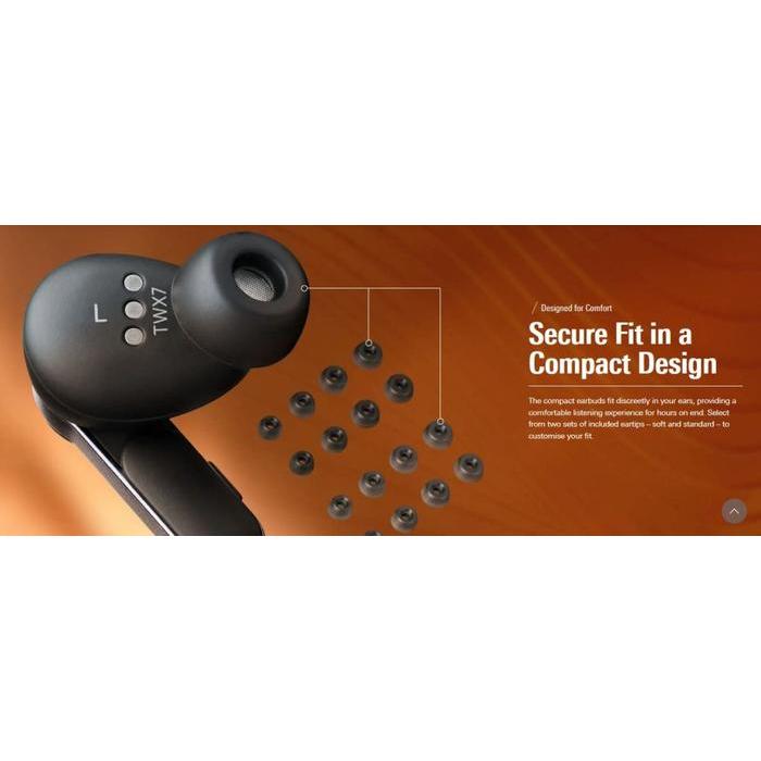 Audio-Technica ATH-TWX7 TWS True Wireless Dynamic Earbuds Earphones