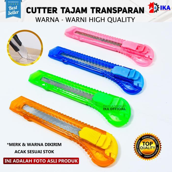 Termurah Pisau Cutter renceng / pisau kater harga 1 Lusin (12 pcs)