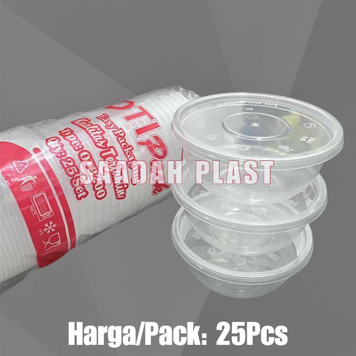 THINWALL 200ML BOWL CUP PUDING 200 ML @25SET