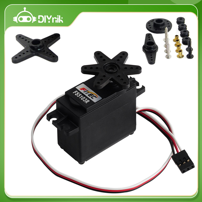 Feetech MOC FS5103R Analog RC Servo Motor 3kg.cm 360 Degree Continuous Rotation Servo RC 25T with