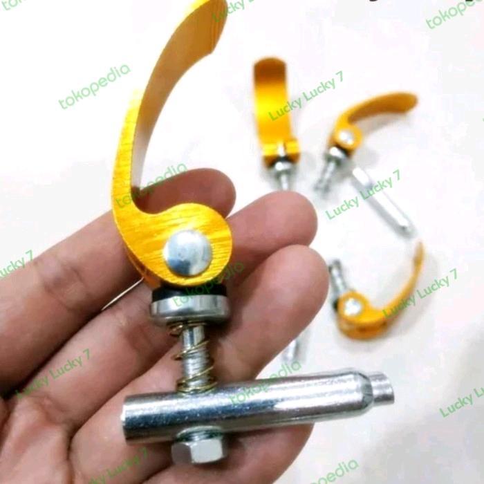Kuncian Frame Sepeda Lipat Clamp Batangan Frame Seli Kuncian Sepeda Lipat Clamp Baut Frame Sepeda