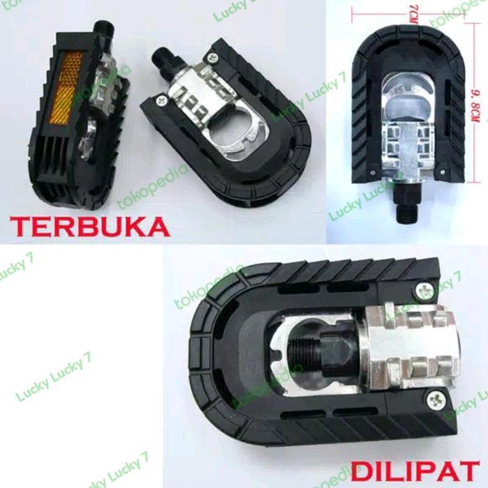 Pedal Sepeda Lipat Pedal Lipat Sepeda As Besar Pedal Bisa Di Lipat Gowesan Lipat Sepeda Pijakan